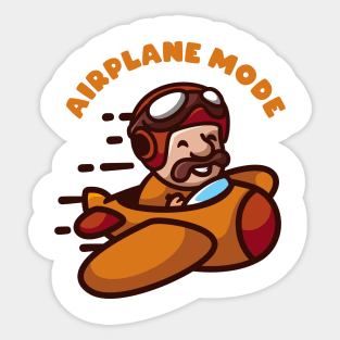 Airplane Mode Sticker